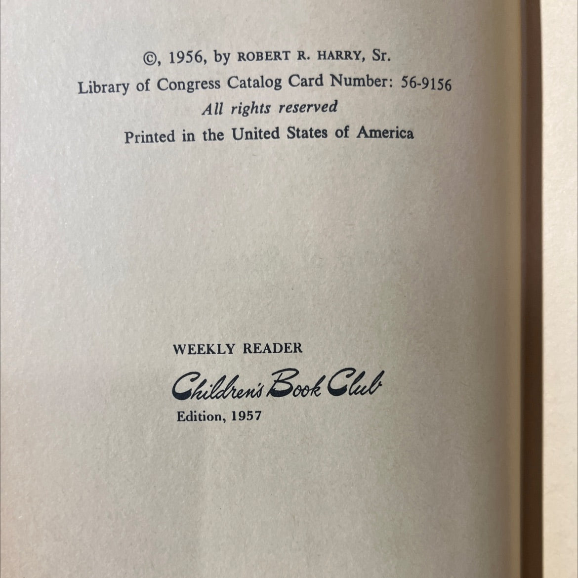 ohio book, by robert r. harry, sr., 1956 Hardcover image 3