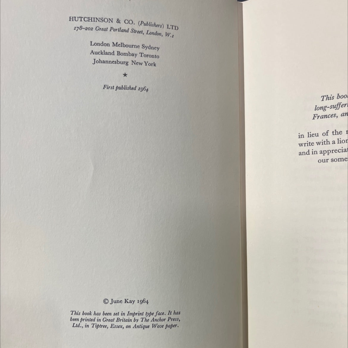 okavango night wild eden book, by june kay, 1964 Hardcover image 3