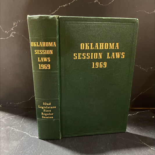 oklahoma session laws 1969 thirty-second legislature first regular session book, by unknown, 1969 Hardcover image 1