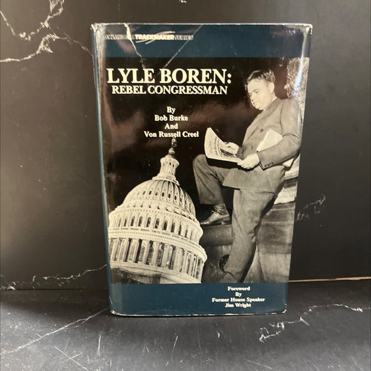 SIGNED oklahoma trackmaker series lyle boren: rebel congressman book, by Bob Burke and Von Russell Creel, 1991 image 1
