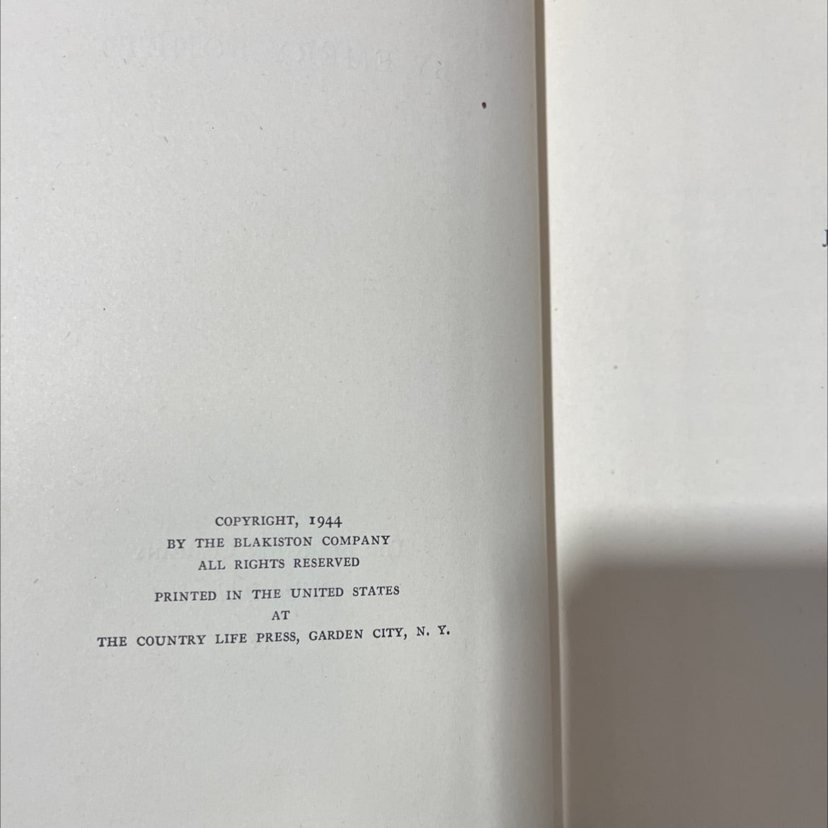 old mrs. camelot book, by emery bonett, 1944 Hardcover image 3
