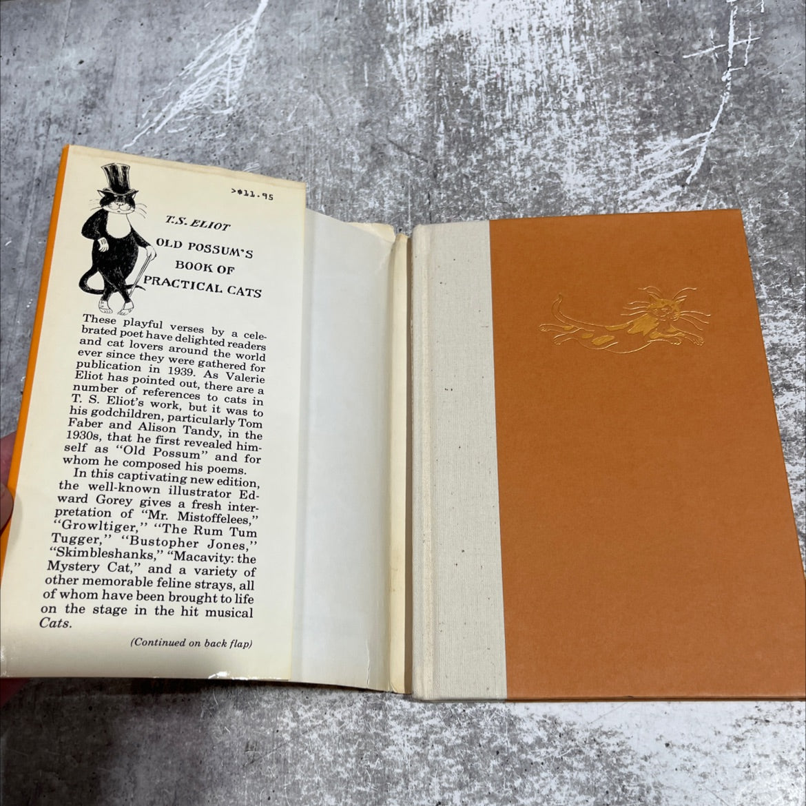 old possum's book of practical cats book, by t. s. eliot, 1982 Hardcover image 4
