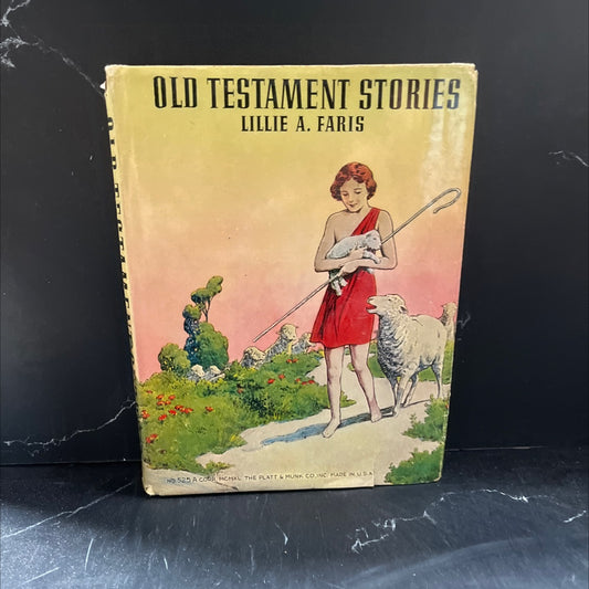 old testament stories retold for children book, by Lillie A. Faris, 1940 Hardcover image 1