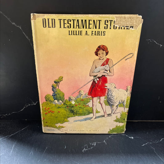 old testament stories retold for children book, by Lillie A. Faris, 1940 Hardcover image 1