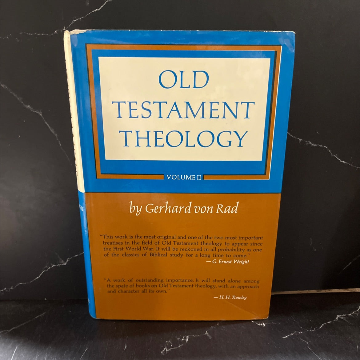 old testament theology volume ii the theology of israel's prophetic traditions book, by gerhard von rad, 1965 Hardcover image 1
