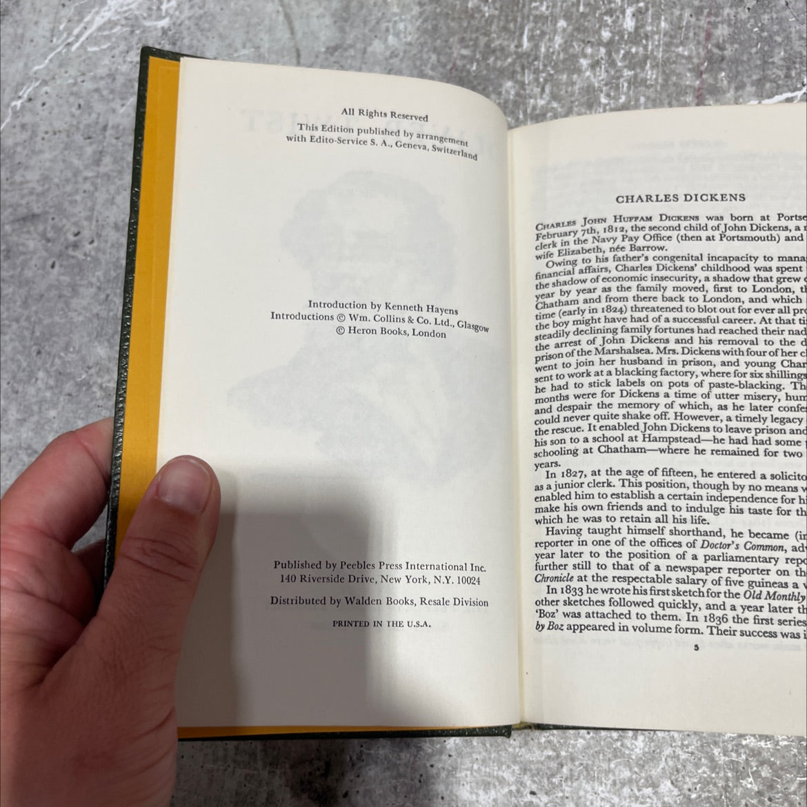 oliver twist book, by charles dickens, 1870 Hardcover image 3