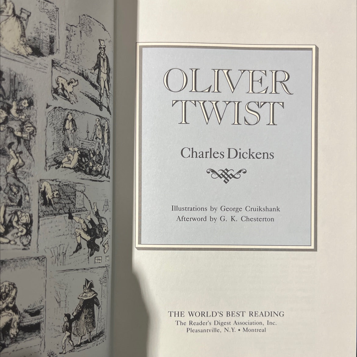 oliver twist book, by charles dickens, 1987 Hardcover image 2