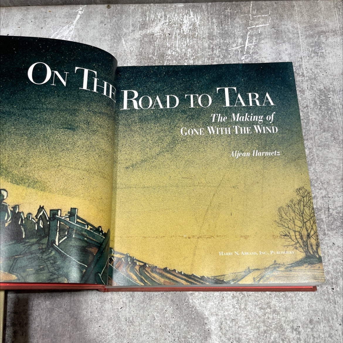 on the road to tara the making of gone with the wind book, by Aljean Harmetz, 1996 Hardcover image 2