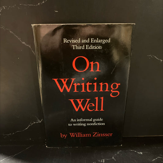 on writing well book, by william zinsser, 1985 Hardcover image 1