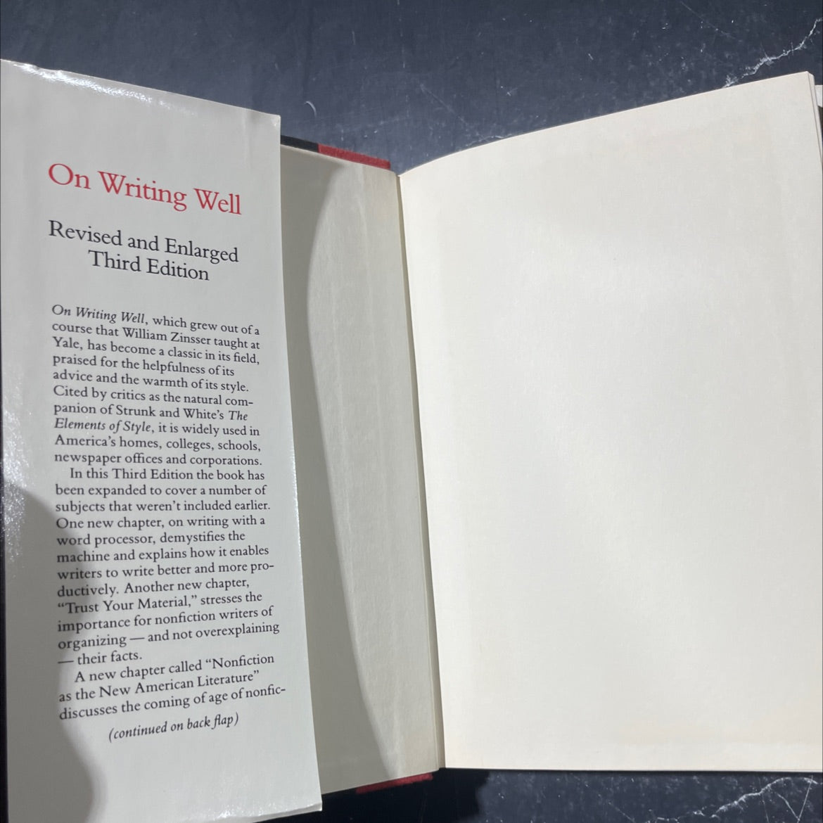on writing well book, by william zinsser, 1985 Hardcover image 4