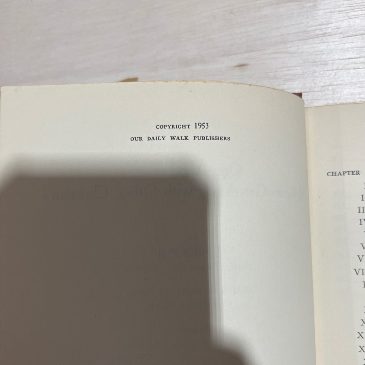 one another or how to get along with other christian s book, by j. nieboer, 1953 Hardcover image 3