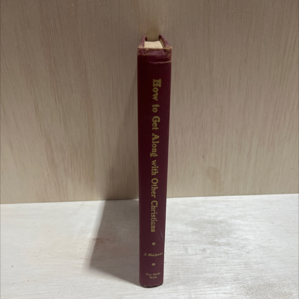 one another or how to get along with other christian s book, by j. nieboer, 1953 Hardcover image 4