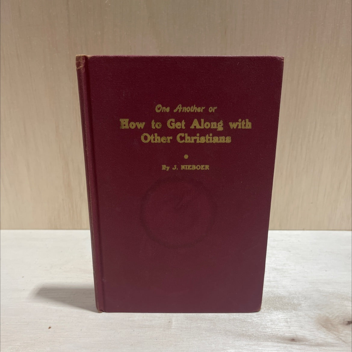 one another or how to get along with other christian s book, by j. nieboer, 1953 Hardcover image 1