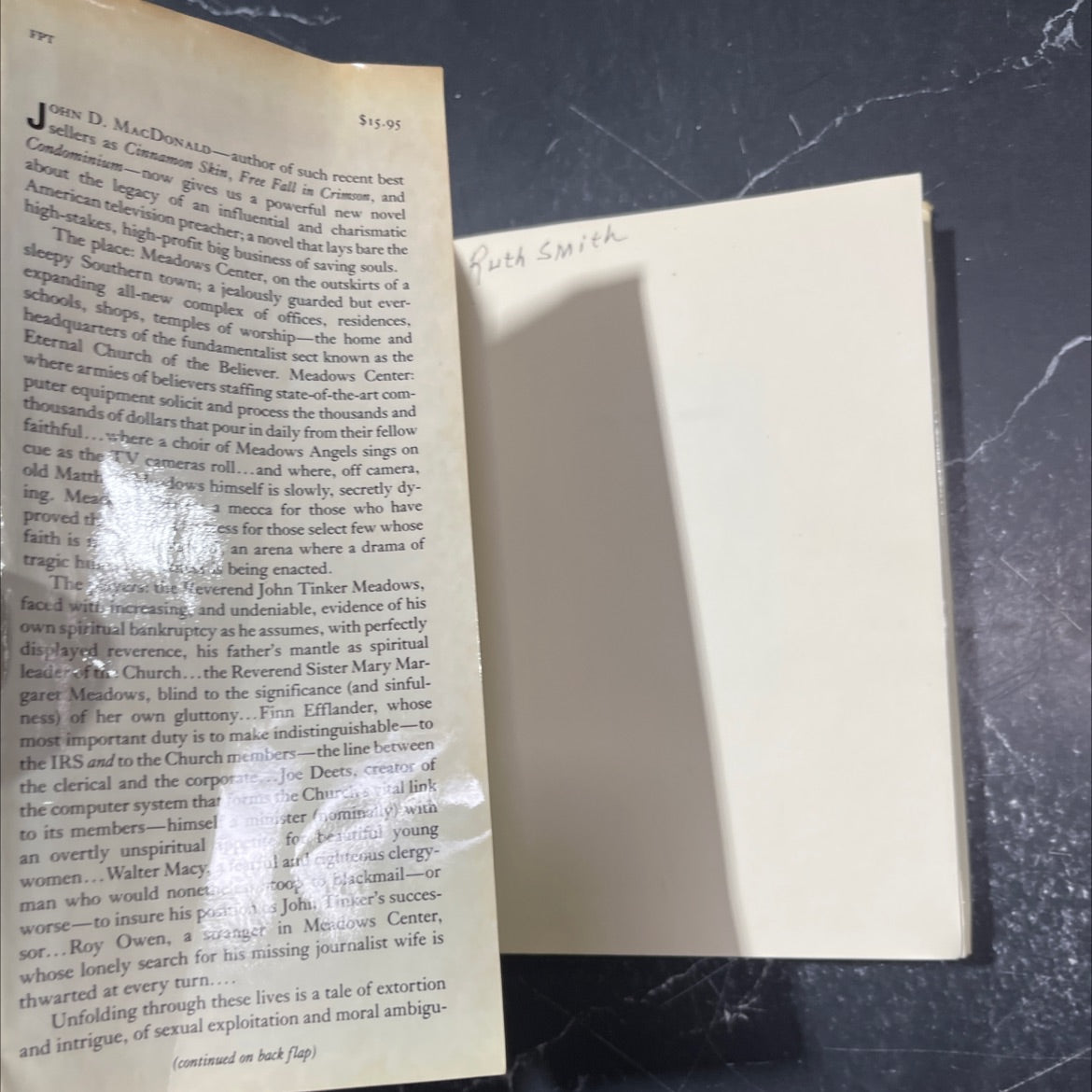 one more sunday book, by john d. macdonald, 1984 Hardcover image 4