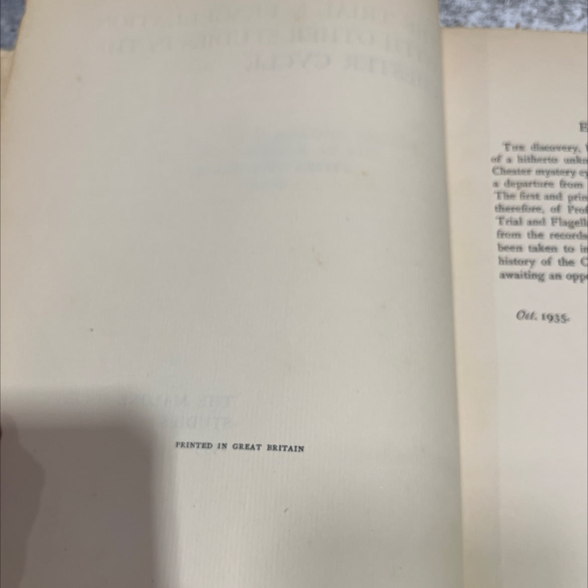 one society at the sity the trial & flagellation with other studies in the chester cycle book, by unknown, 1935 image 3