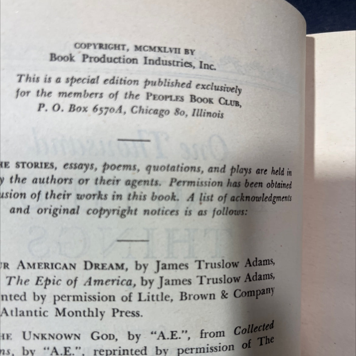 one thousand beautiful things book, by marjorie barrows, 1947 Hardcover, Vintage image 3