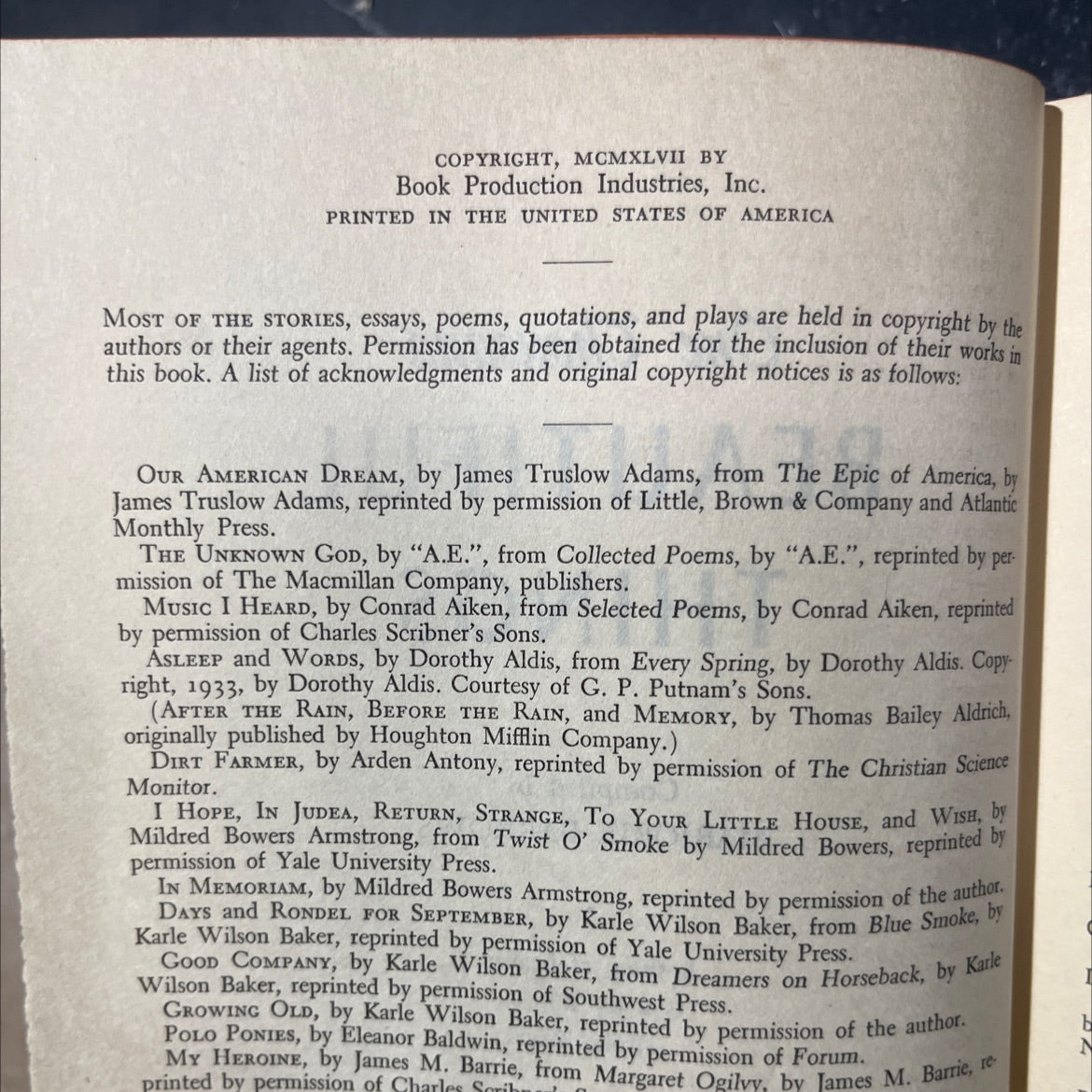 one thousand beautiful things book, by marjorie barrows, 1947 Hardcover image 3