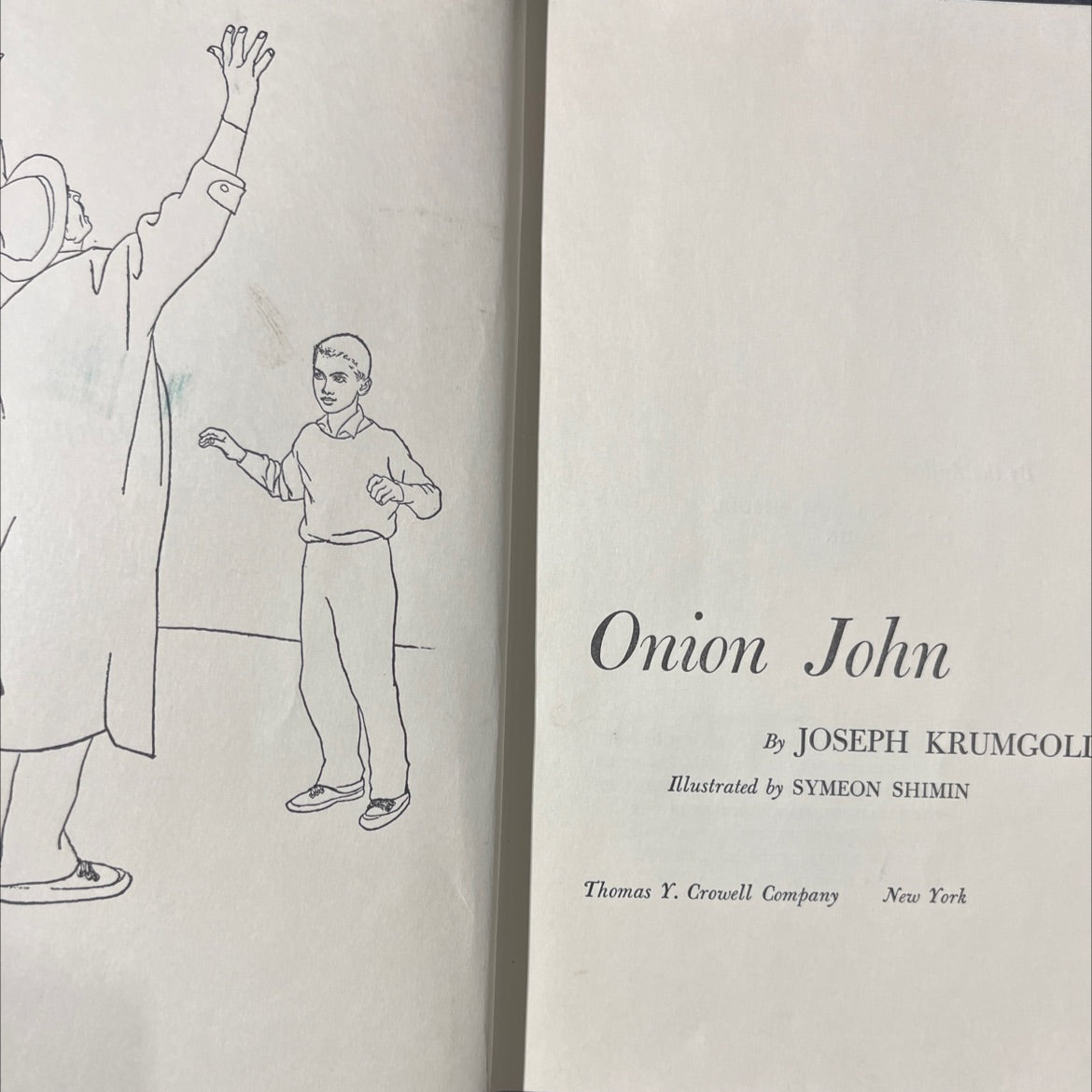 onion john book, by joseph krumgold, 1959 Hardcover image 2