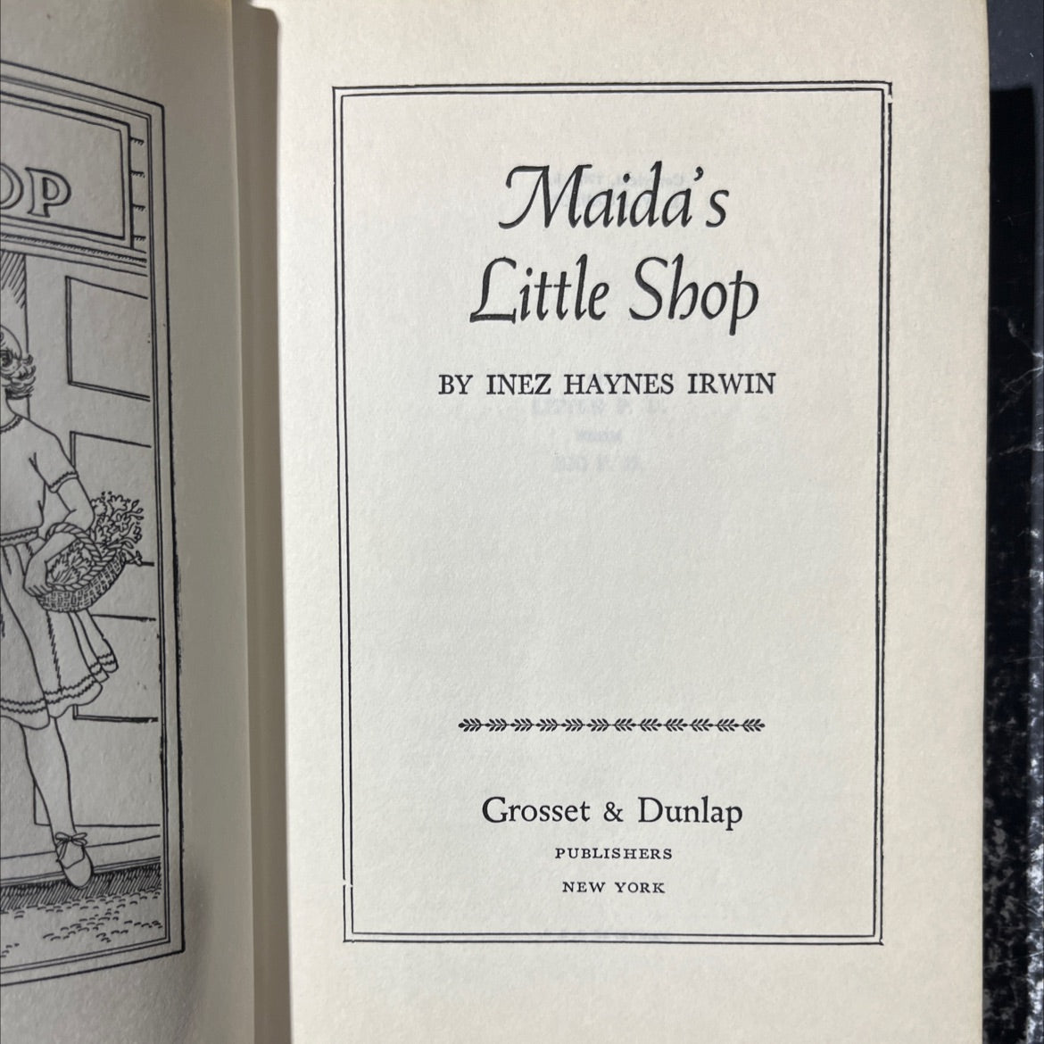 op maida's little shop book, by inez haynes irwin, 1909 Hardcover image 2