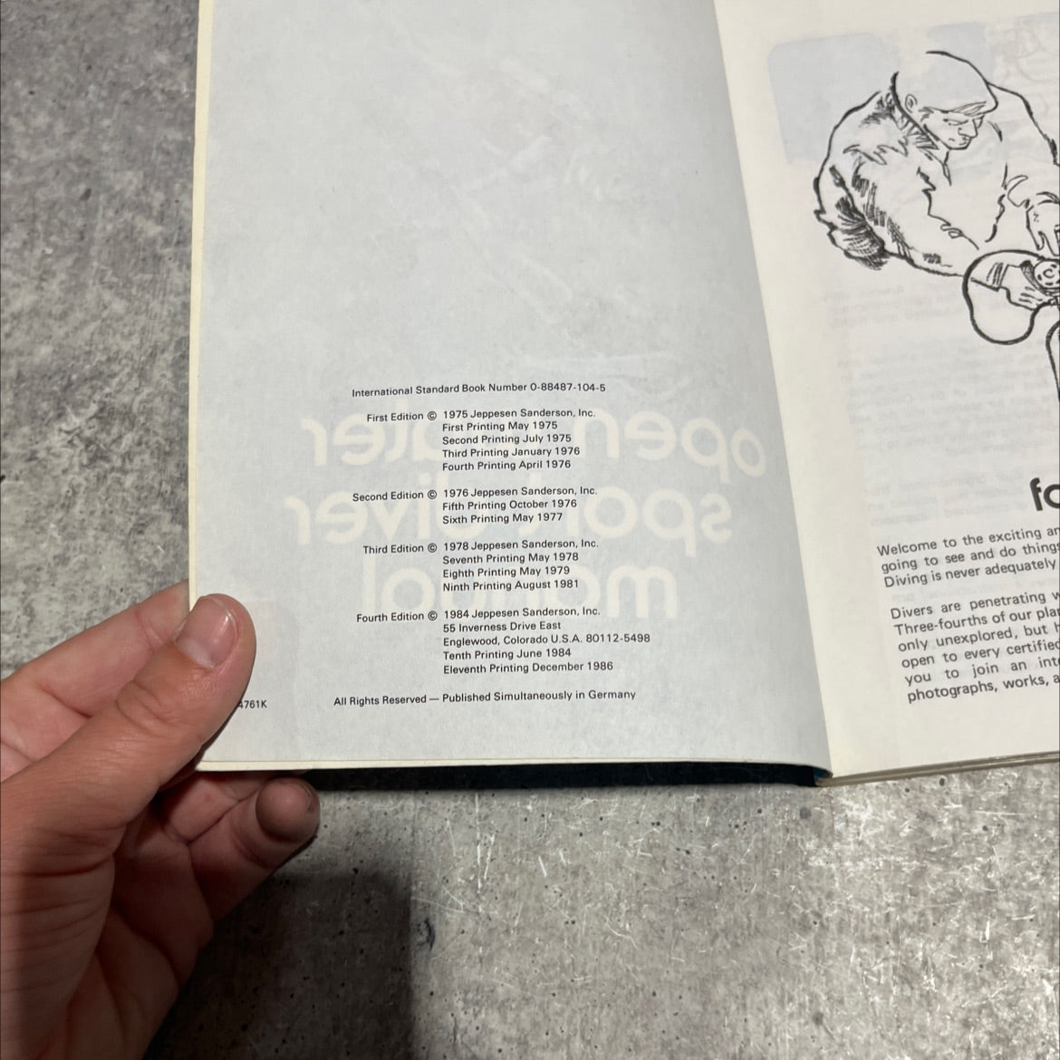 open water sport diver manual book, by unknown, 1990 Paperback image 3