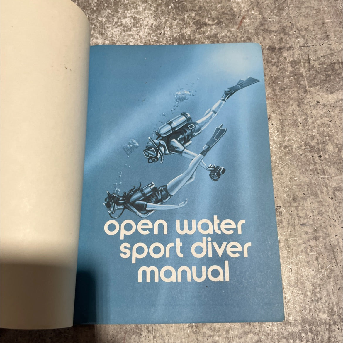 open water sport diver manual book, by unknown, 1990 Paperback image 2