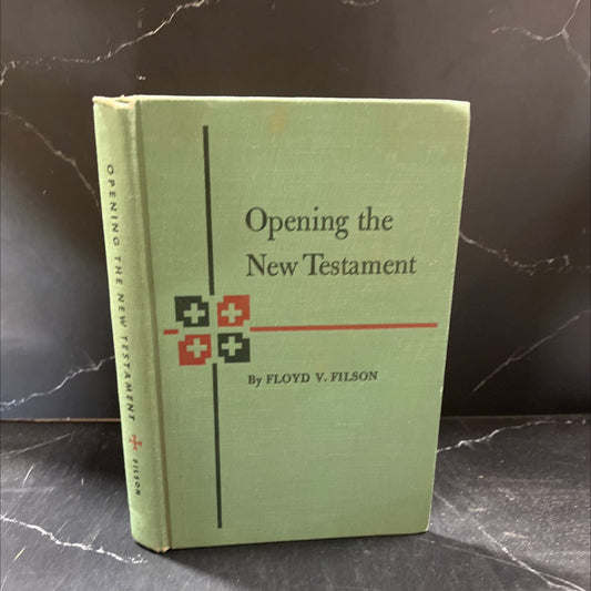 opening the new testament book, by floyd v. filson, 1952 Hardcover image 1