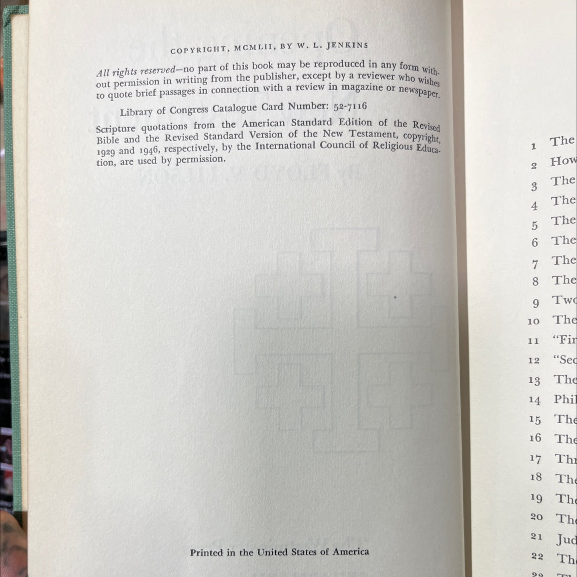 opening the new testament book, by floyd v. filson, 1970 Hardcover image 3