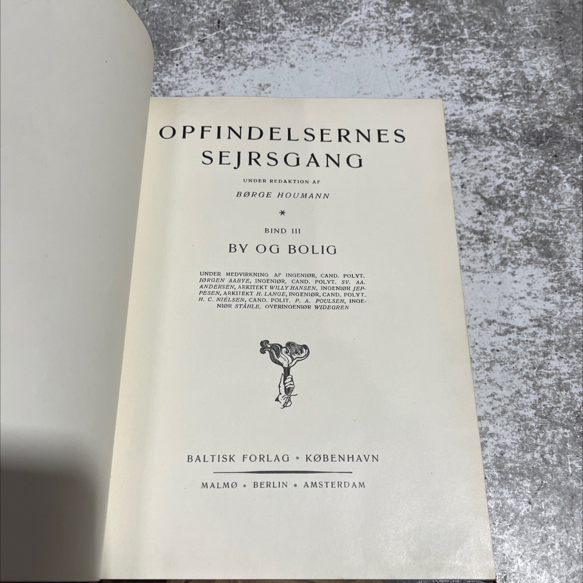 opfindelsernes sejrsgang bind iii by og bolig book, by borge houmann, 1970 Leather image 2