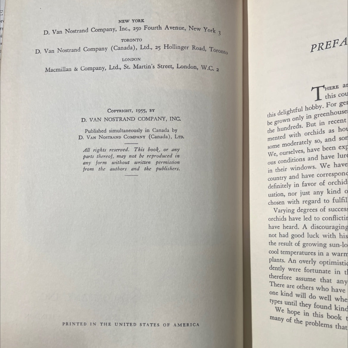 orchids as house plants book, by rebecca tyson northen, 1955 Hardcover image 3