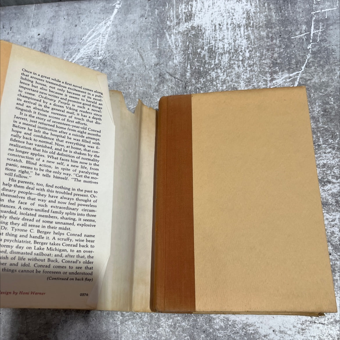 ordinary people book, by judith guest, 1976 Hardcover image 4