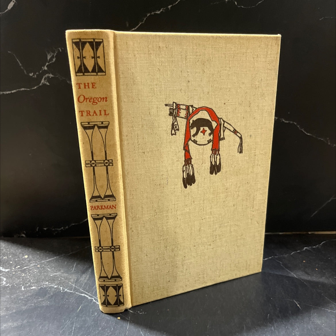 oregon trail book, by francis parkman, 1943 Hardcover image 1