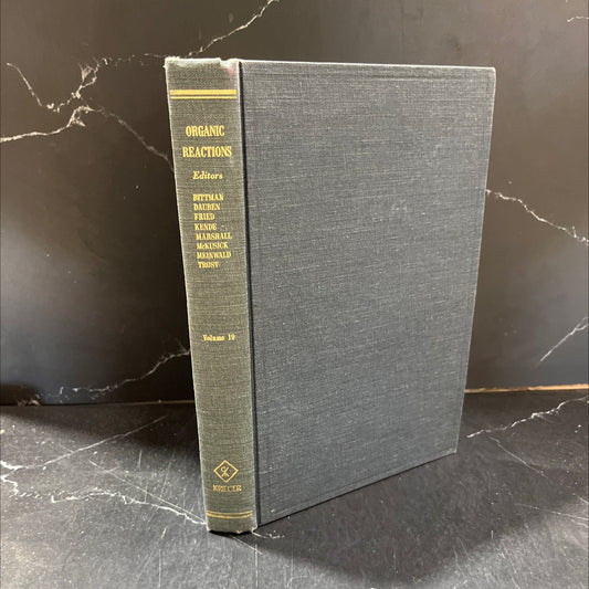 organic reactions volume 19 book, by william g. dauben, 1975 Hardcover image 1