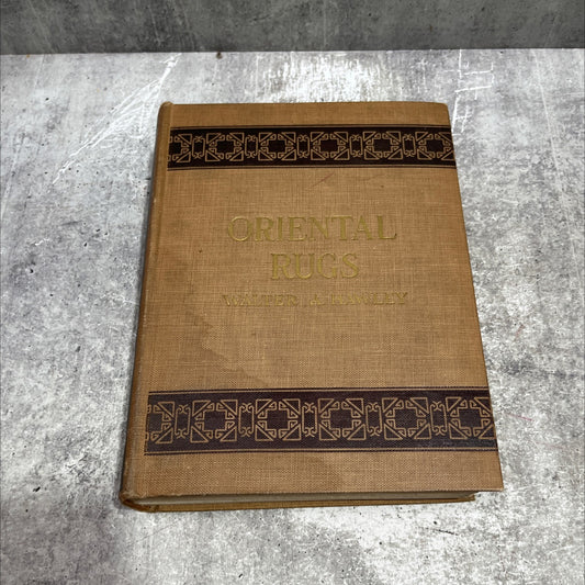 oriental rugs antique and modern book, by walter a. hawley, 1987 Hardcover image 1