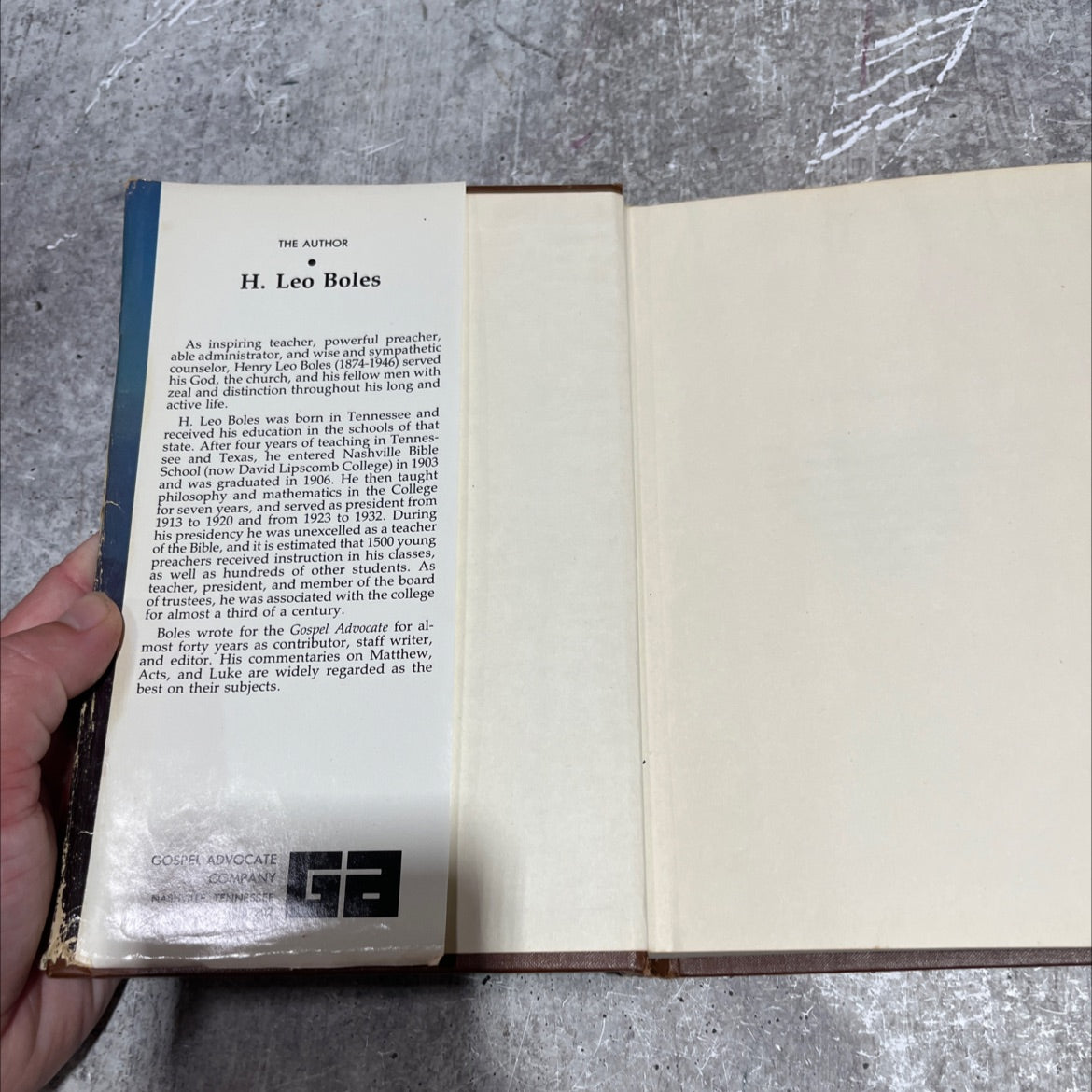 orship scriptural? chers the holy spirit his personality, nature, works book, by h. leo boles, 1983 Hardcover image 4