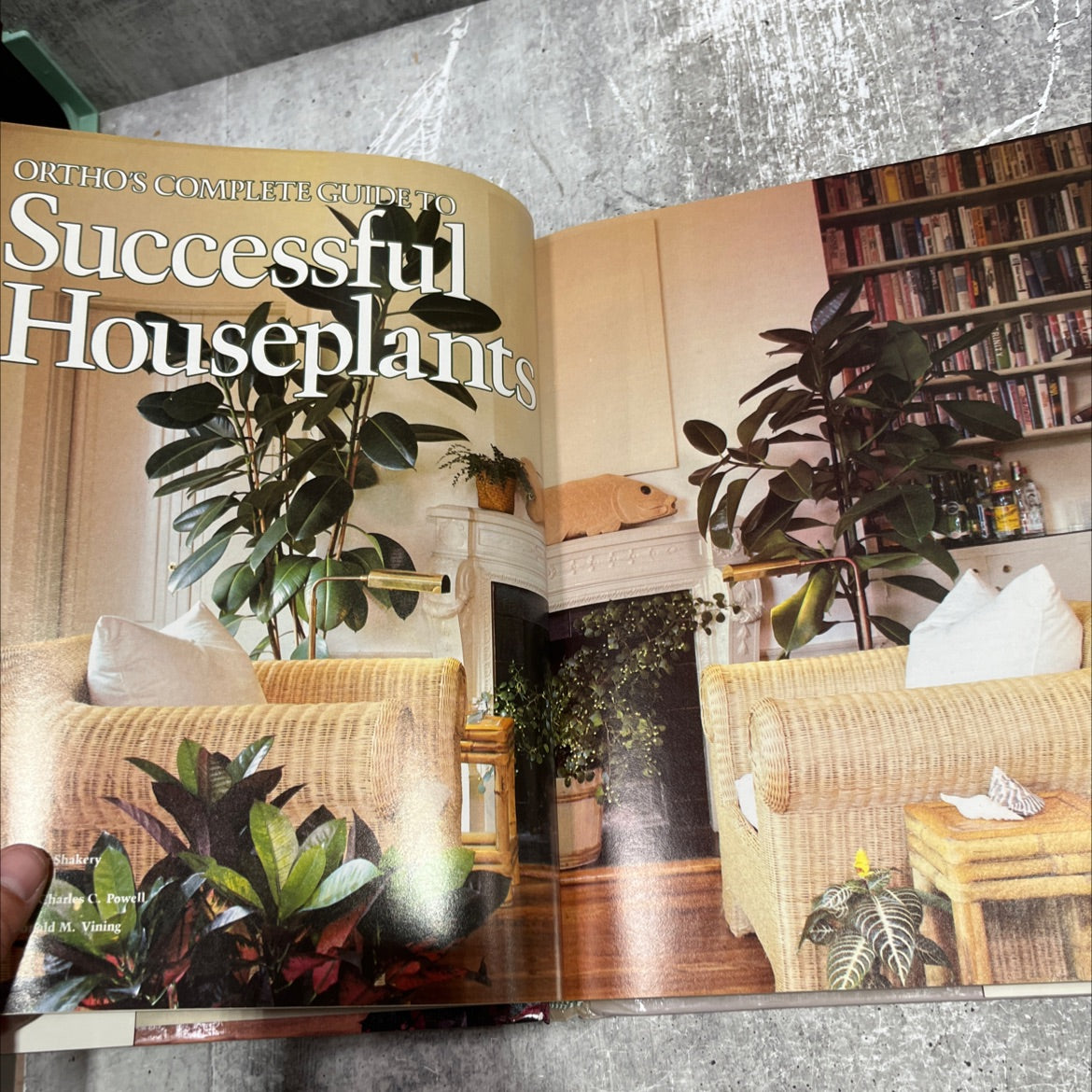 ortho's complete guide to successful houseplant care book, by charles c. powell, m. vining, 1984 Hardcover image 2