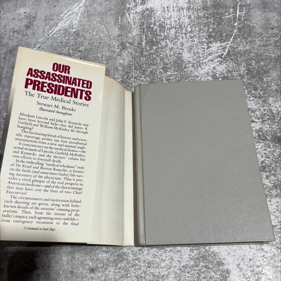 our assassinated presidents book, by Stewart M. Brooks, 1985 Hardcover image 4