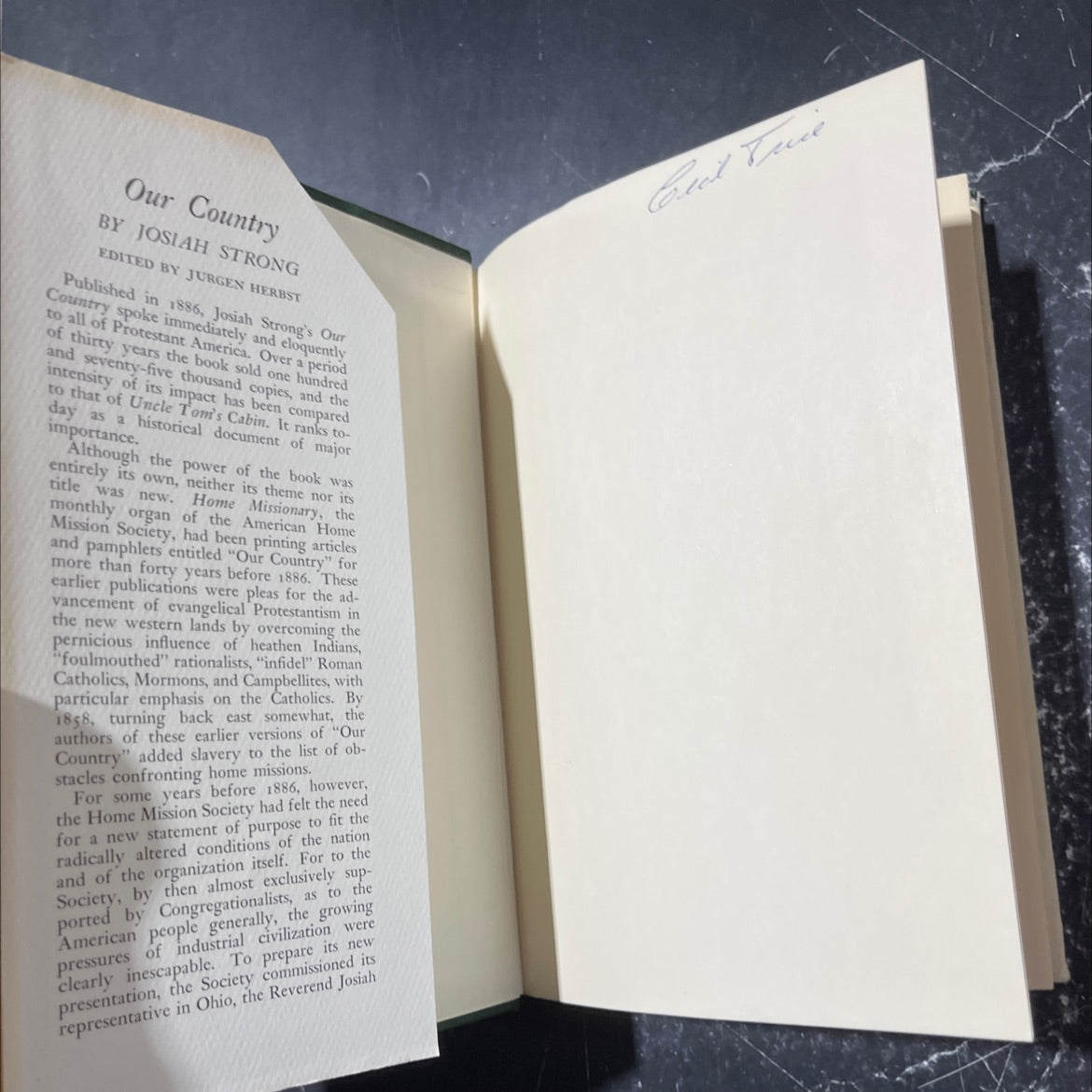 our country book, by josiah strong, 1963 Hardcover image 4