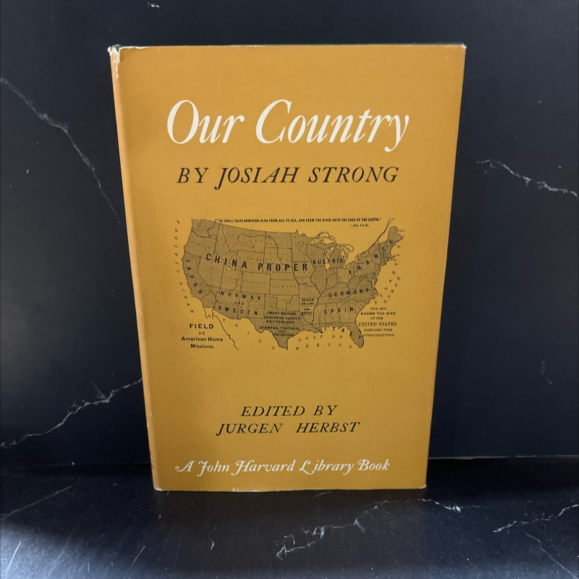 our country book, by josiah strong, 1963 Hardcover image 1