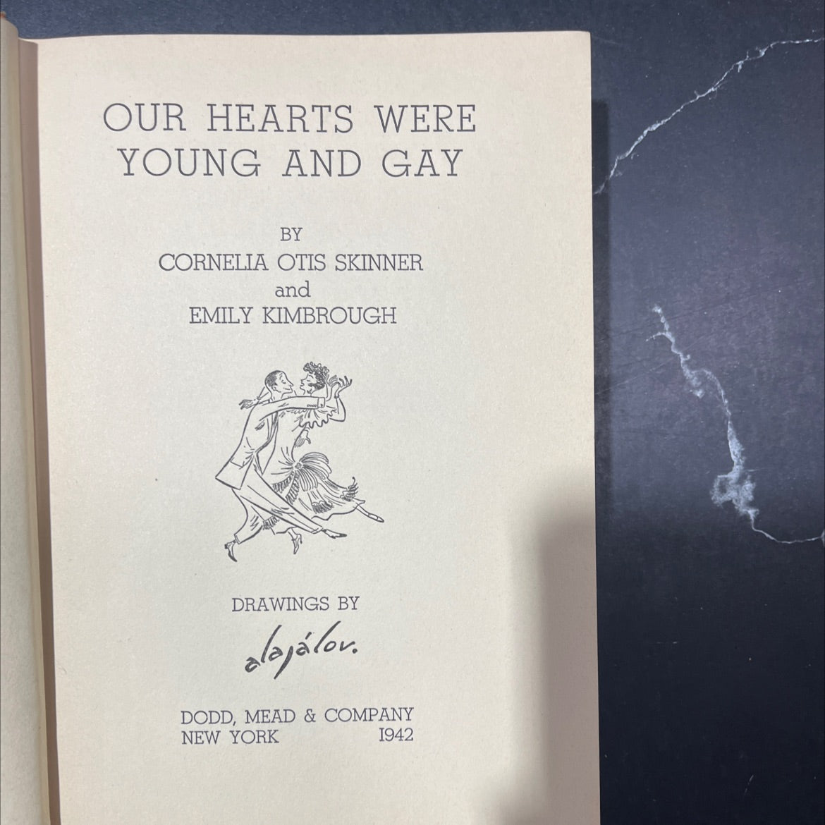 our hearts were young and gay book, by cornelia otis skinner, emily kimbrough, 1942 Hardcover image 2
