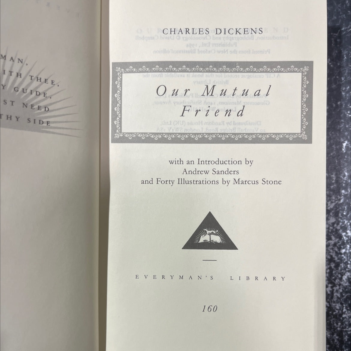 our mutual friend book, by charles dickens, 1994 Hardcover image 2