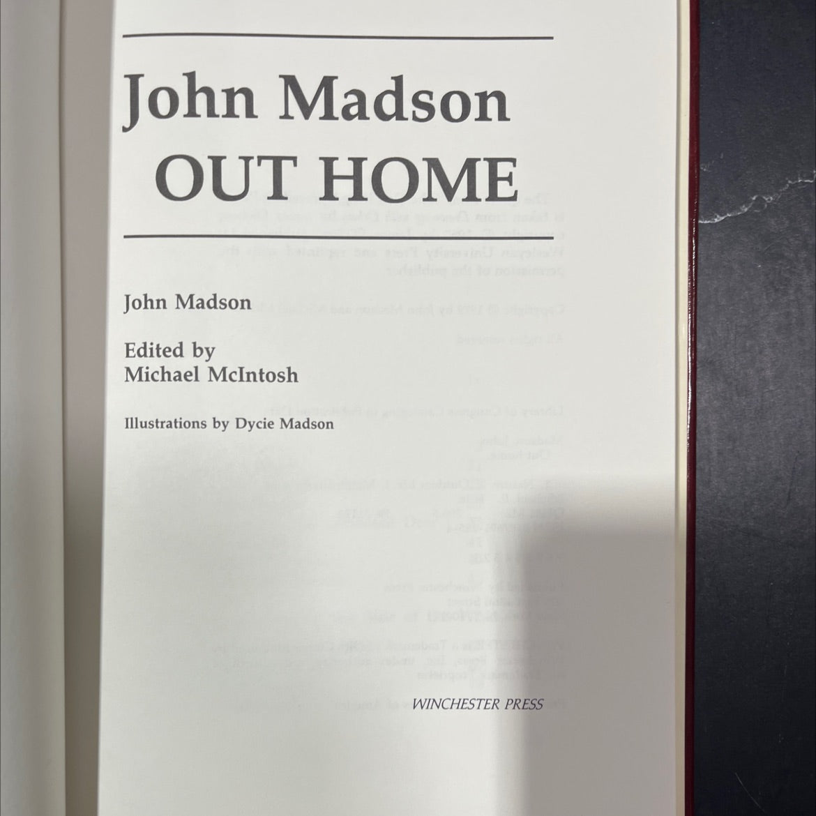 out home book, by john madson, 1979 Hardcover image 2