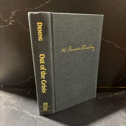 out of the crisis book, by w. edwards deming, 1992 Hardcover image 1