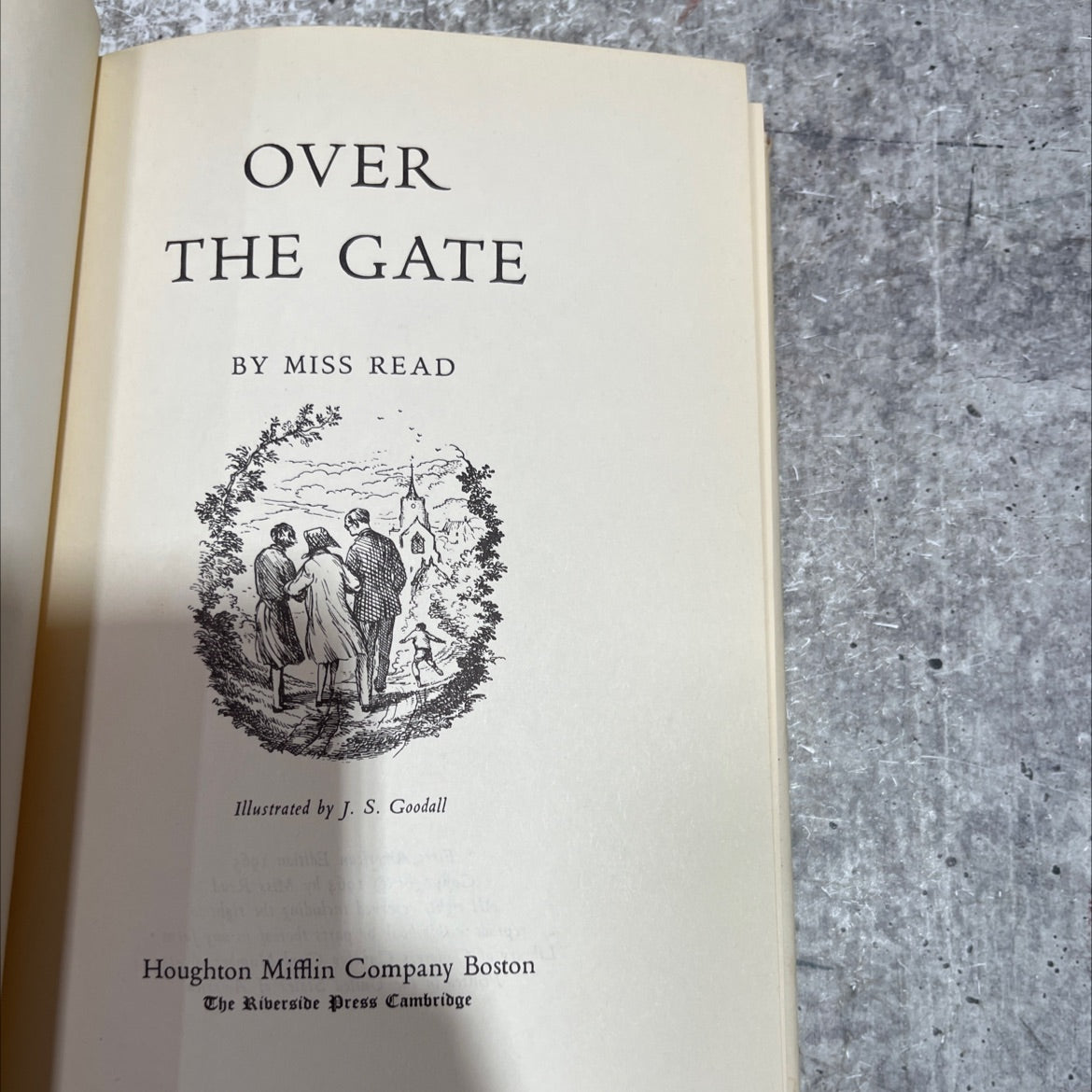 over the gate book, by miss read, 1965 Hardcover image 2