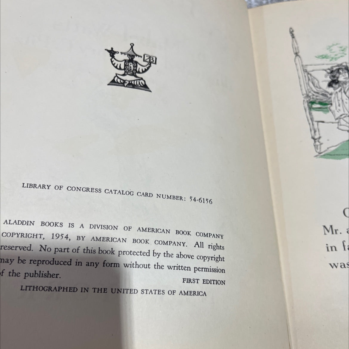 over the hills to ballybog book, by Mabel Watts, 1954 Hardcover image 3