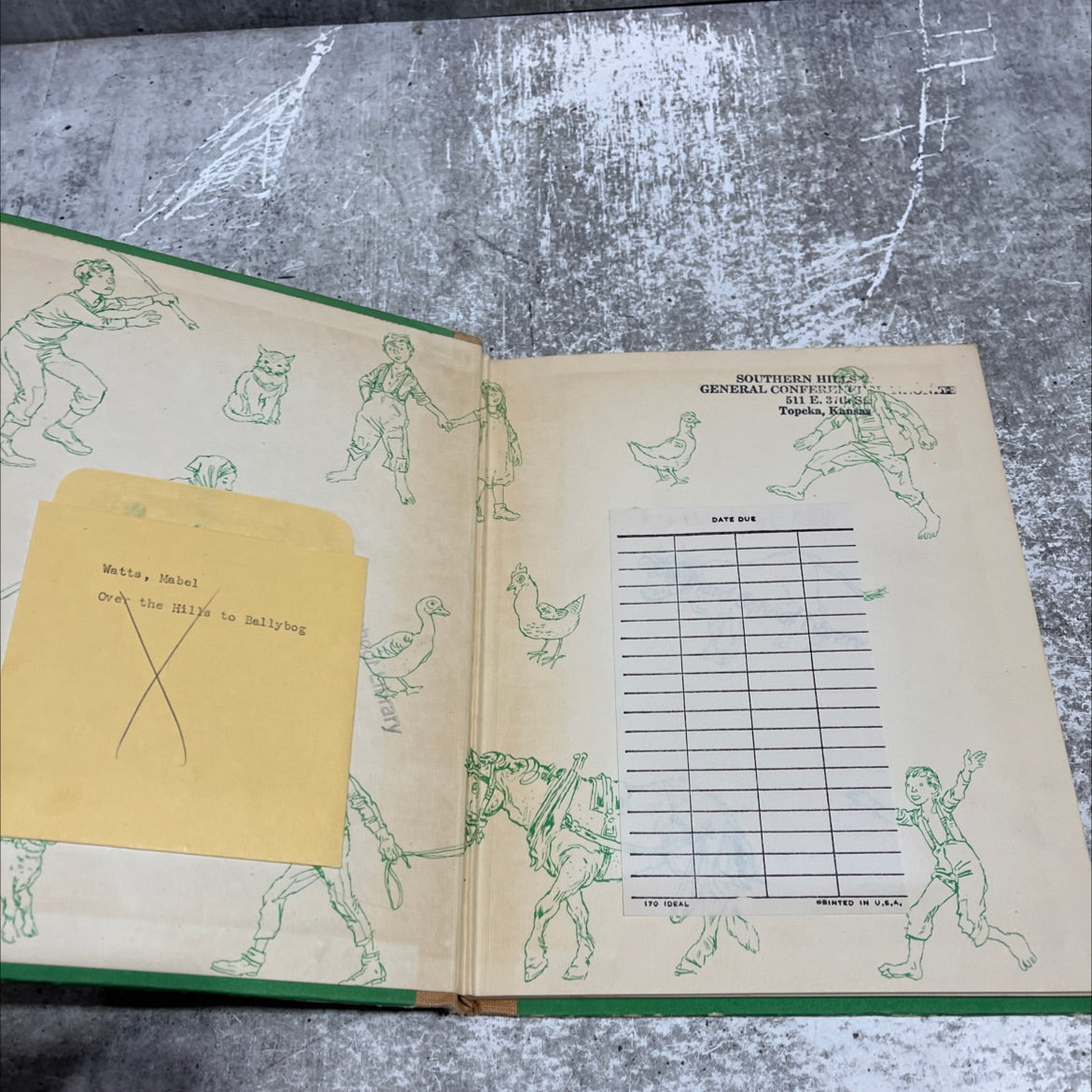 over the hills to ballybog book, by Mabel Watts, 1954 Hardcover image 4