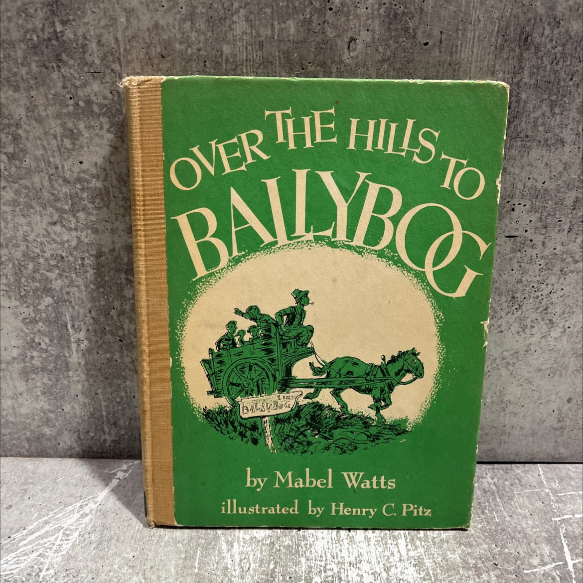 over the hills to ballybog book, by Mabel Watts, 1954 Hardcover image 1