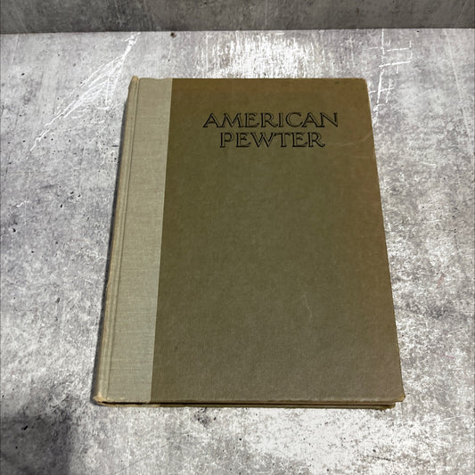 owl with american pewter book, by j. b. kerfoot, 1924 Leather image 1