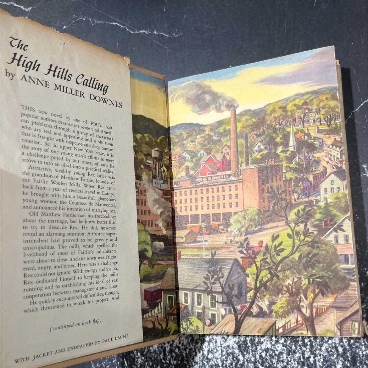owns the high hills calling book, by Anne Miller Downes, 1951 Hardcover image 4