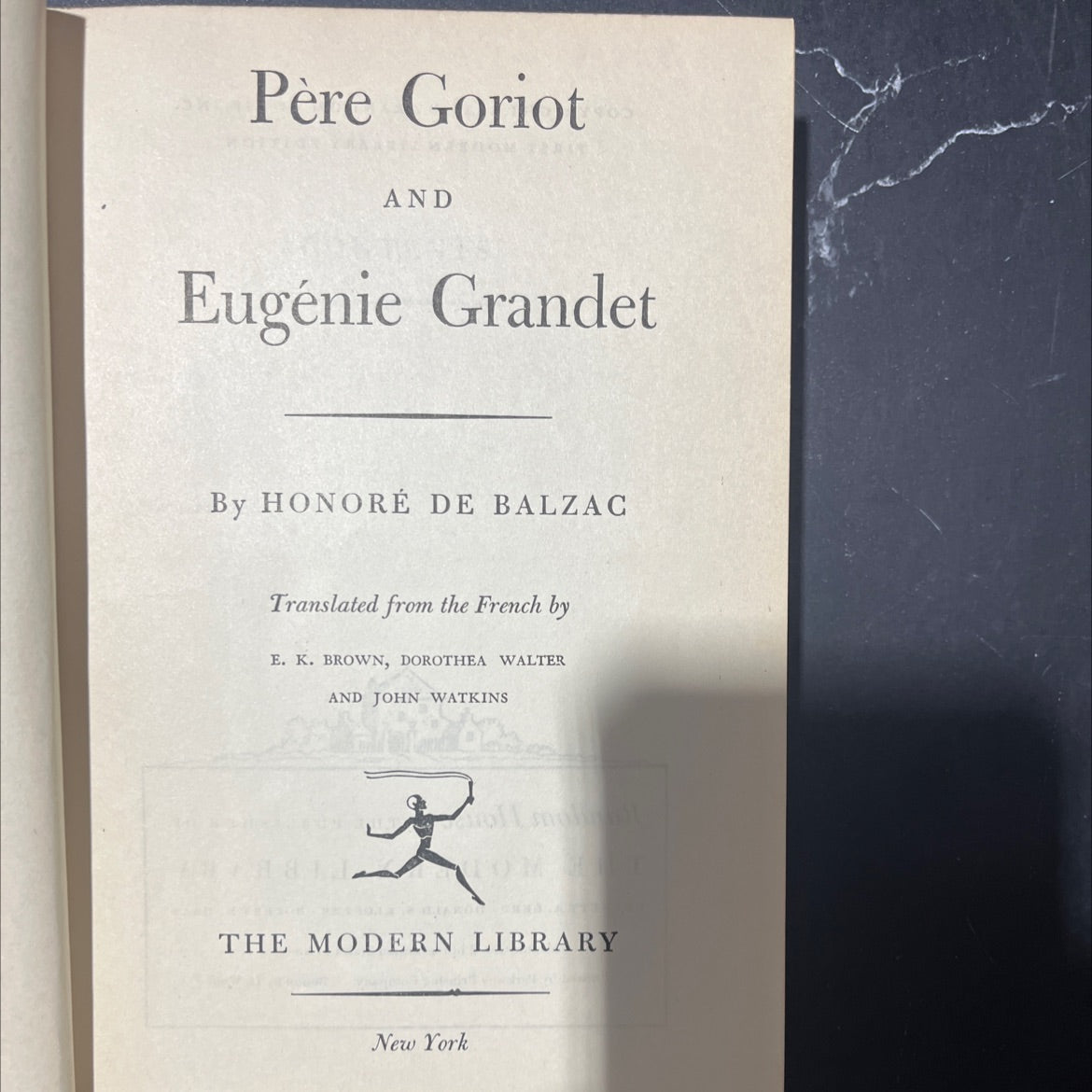 père goriot and Eugénie grandet book, by honoré de balzac, 1946 Hardcover image 2