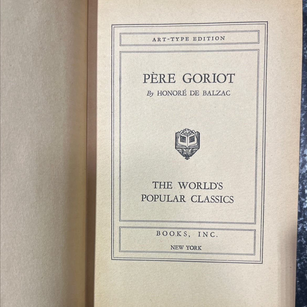 père goriot book, by honoré de balzac, 1970 Hardcover image 2